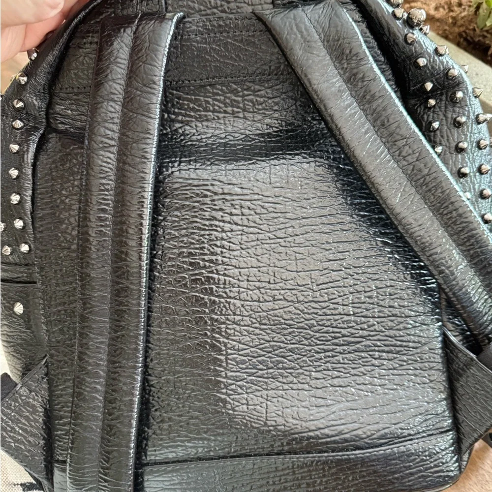 MCM Stark Pearl Stud Leather Backpack